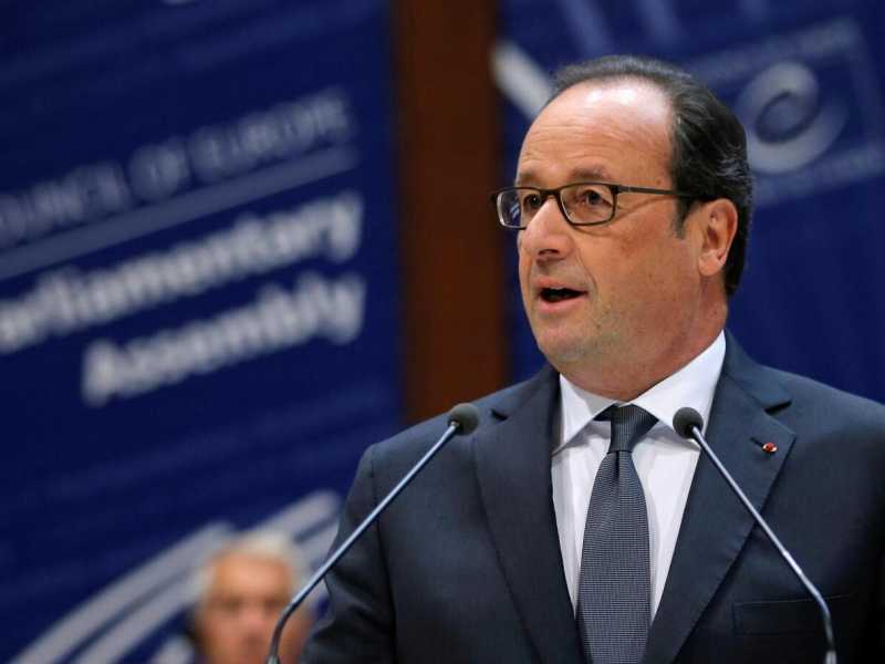 Il presidente francesce Hollande (foto LaPresse)