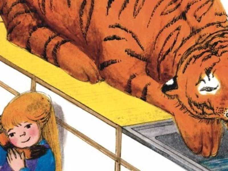Illustrazione di Judith Kerr, da &ldquo;Una tigre all&rsquo;ora del t&egrave;&rdquo; (Mondadori ragazzi)