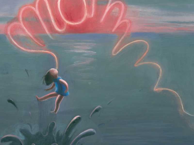 Illustrazione di Mara Cerri per “La spiaggia di notte” di Elena Ferrate (e/o)
