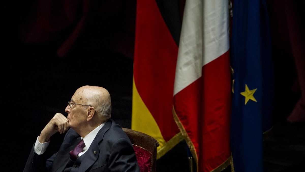 Immagine di Il saluto di Napolitano alle alte cariche dello stato - VIDEO