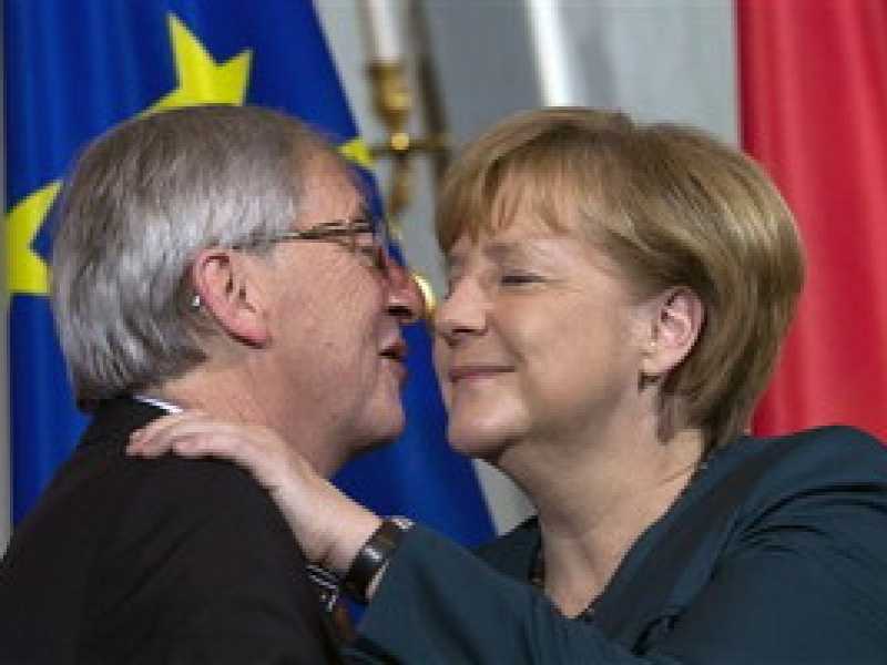 L'endorsement (titubante) di Merkel a Juncker