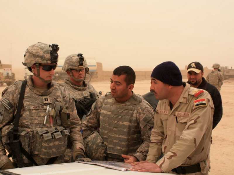 Scarponi americani in Iraq