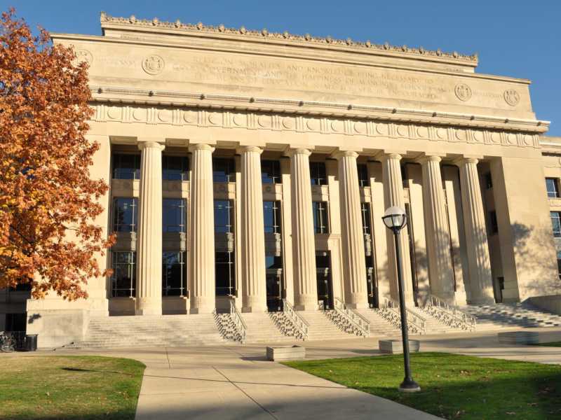 L'Angel Hall dell'Universit&agrave; del Michigan