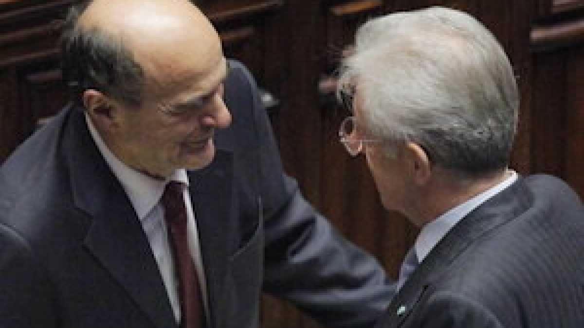 Immagine di Monti, il lavoro e "i cazzotti" di Bersani