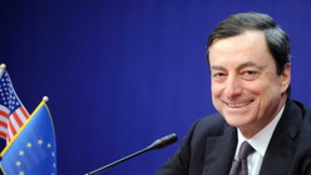 Immagine di Draghi: "Crescita debole nel 2013"