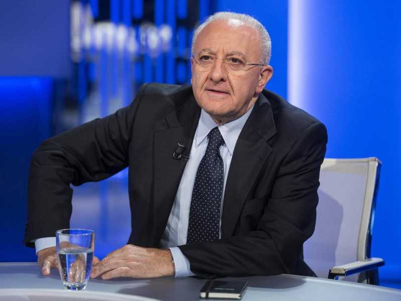 Vincenzo De Luca - Foto LaPresse