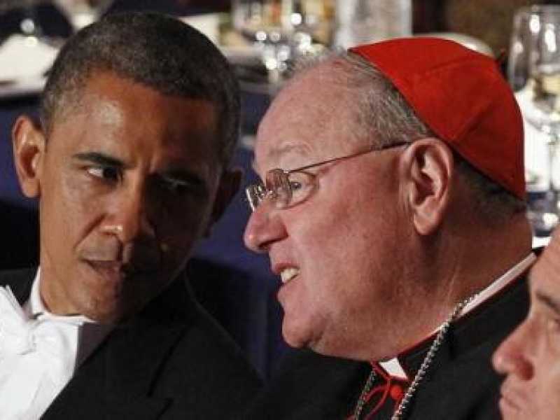 L'arcivescovo di New York scrive a Obama: "Prego per te"