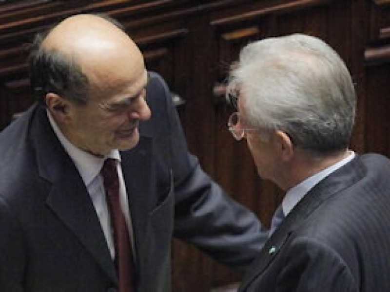 Monti, il lavoro e "i cazzotti" di Bersani