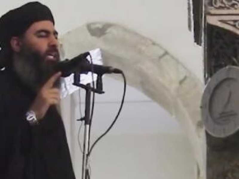 Il califfo Abu Bakr al Baghdadi (foto AP)