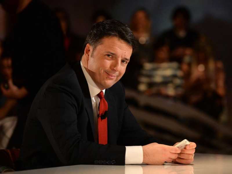 Il presidente del Consiglio Matteo Renzi (foto LaPresse)