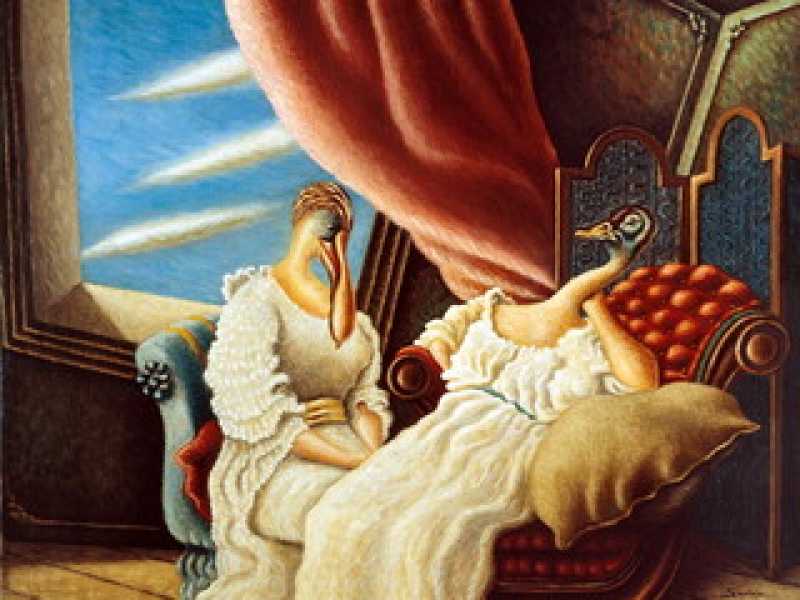 Alberto Savinio, "In visita", 1930  