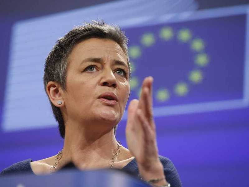 Il commissario Ue, Margrethe Vestager