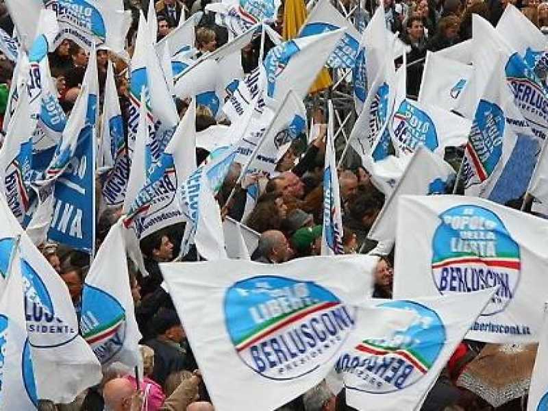 Una manifestazione del centrodestra di qualche anno fa