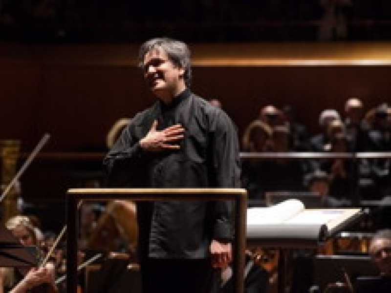 Il direttore dell'orchestra di Santa Cecilia Antonio Pappano