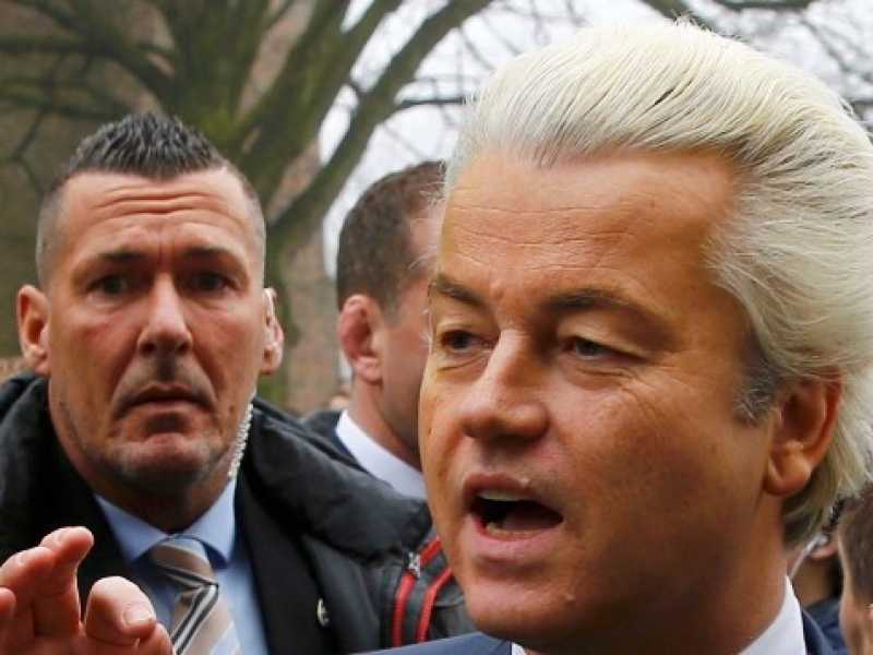 Il leader populista Wilders (foto LaPresse)