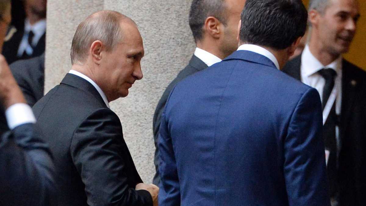 Immagine di Putin oggi in Italia. Ecco cosa ci lega alla Russia