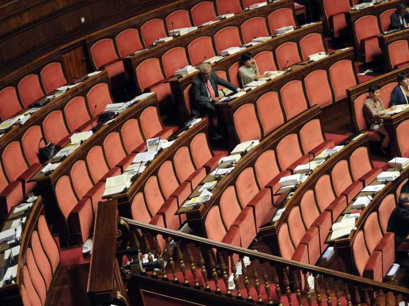 L'Aula del Senato (Foto Ap)