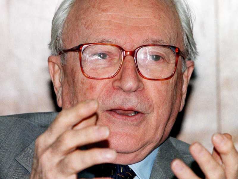 Arrigo Levi (foto Ansa)