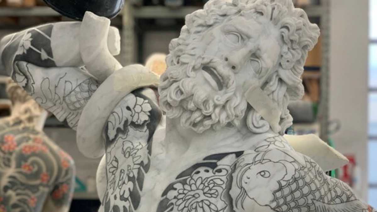 Immagine di Le statue tatuate di Fabio Viale sono molto furbe