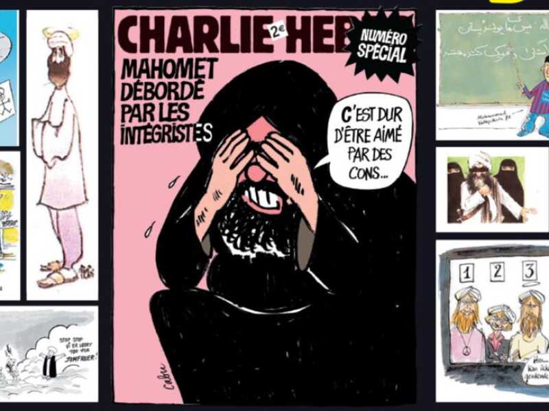 Immagine tratta dalla pagina Facebook di Charlie Hebdo