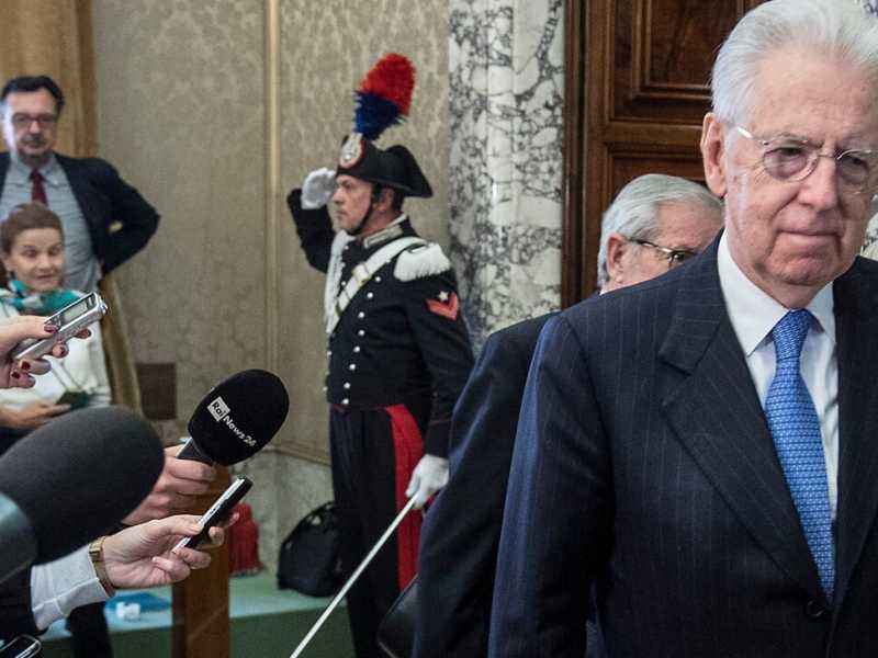 Mario Monti, ex presidente del Consiglio e senatore a vita (foto LaPresse)