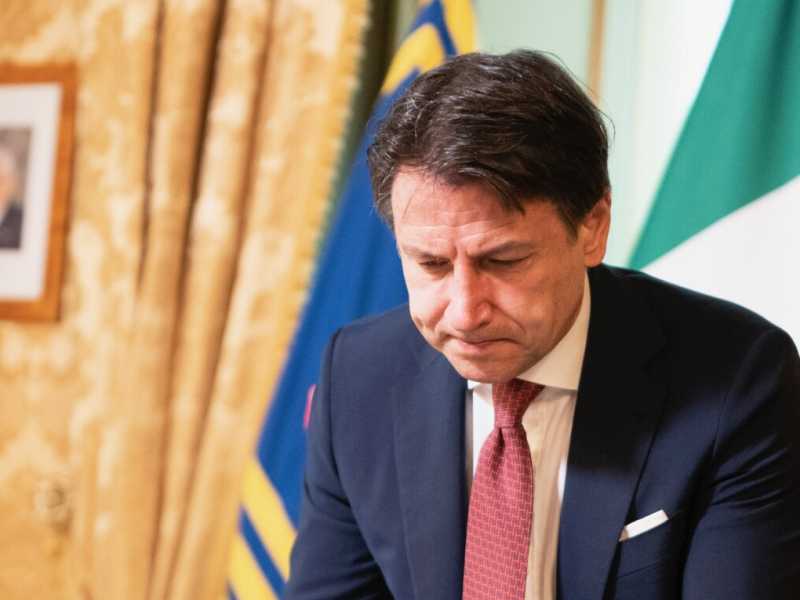 Giuseppe Conte (foto La Presse) 