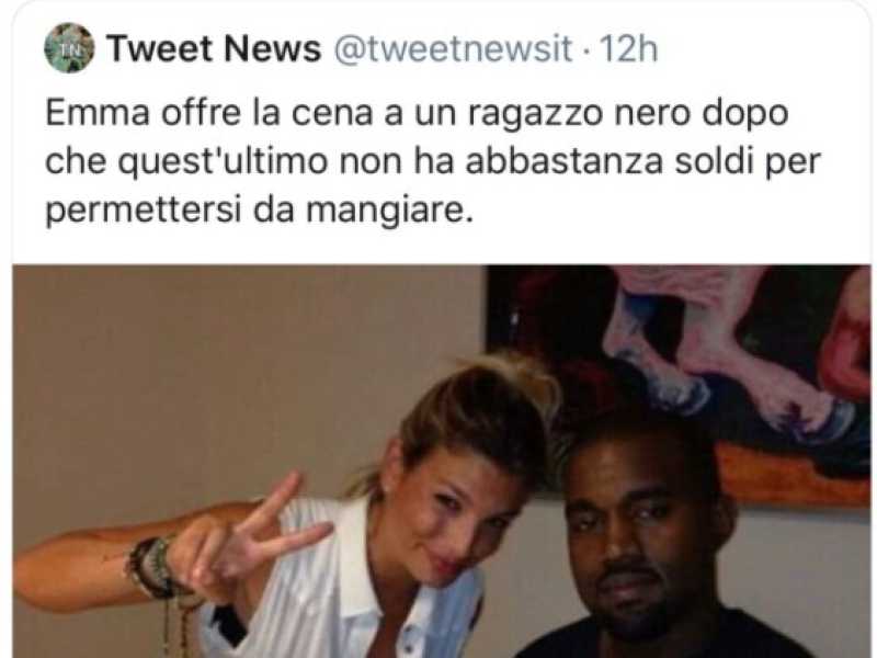 Dietro alle critiche a Emma Marrone per la foto con Kanye West non c'è alcuna logica