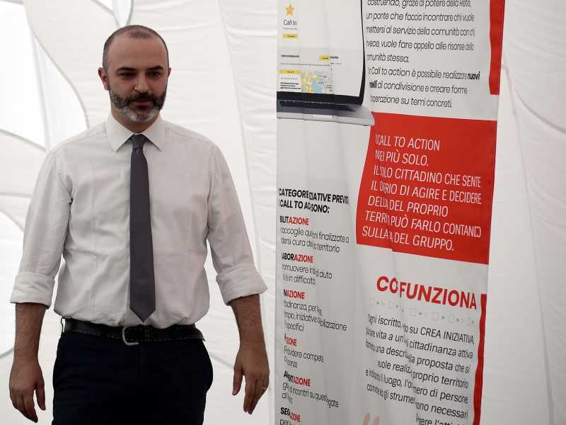 Max Bugani (foto LaPresse)