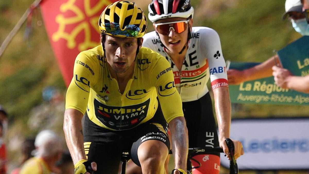 Immagine di Roglic-Pogačar è una sfida dolciaria