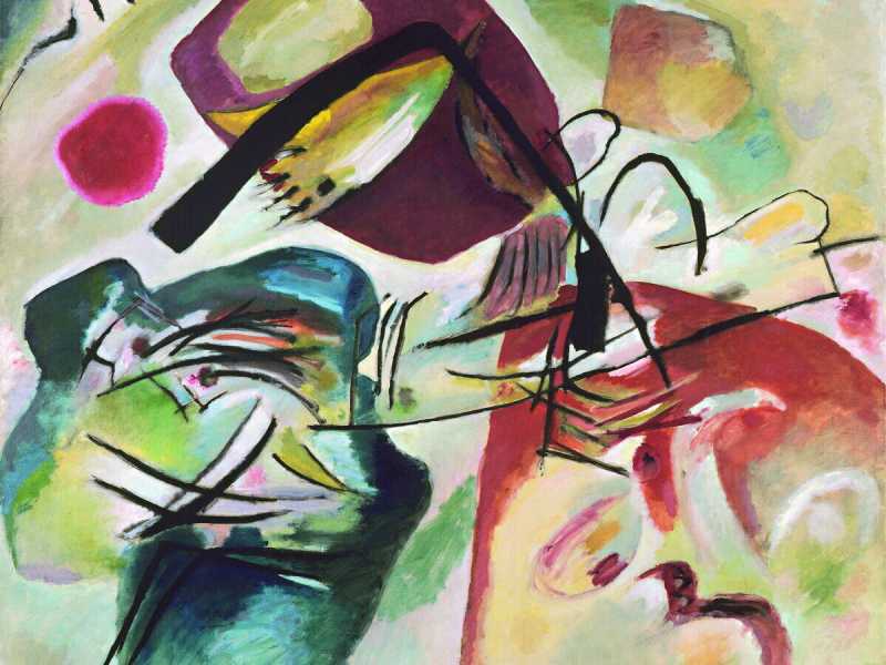 "Dipinto con arco nero", Vassilly Kandinsky