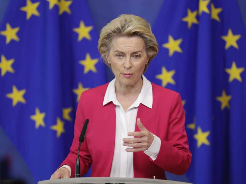 Ursula von der Leyen, presidente della Commissione europea&nbsp;<br />