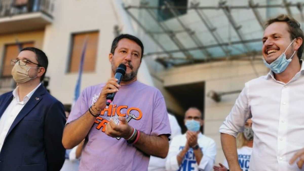 Immagine di Salvini a Trento fa il democristiano per vincere