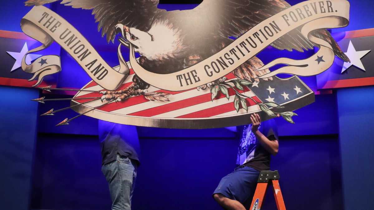 Immagine di Tutto pronto per il primo dibattito Trump-Biden