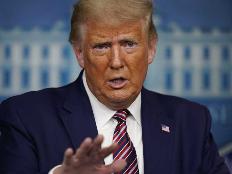 Il presidente degli Stati Uniti Donald Trump&nbsp;<br />
