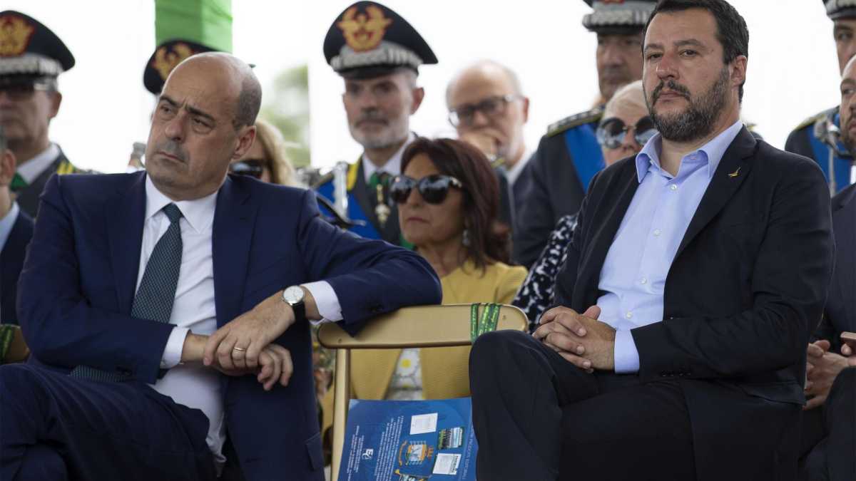 Immagine di Nicola Salvini e Matteo Zingaretti