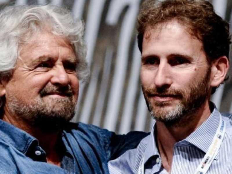 Beppe Grillo  Davide Casaleggio (foto LaPresse)