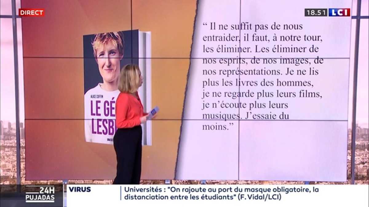 Immagine di “Togliamo ossigeno agli uomini”. Così parla la star del neofemminismo francese