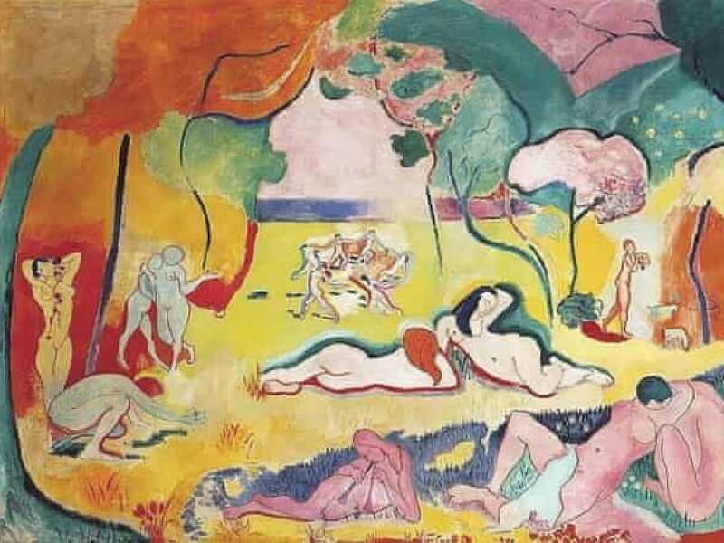 La gioia di vivere, Henry Matisse, 1905-06, fondazione Barnes <br />