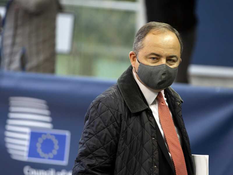 Il ministro polacco per gli affari europei Konrad Szymański <br />