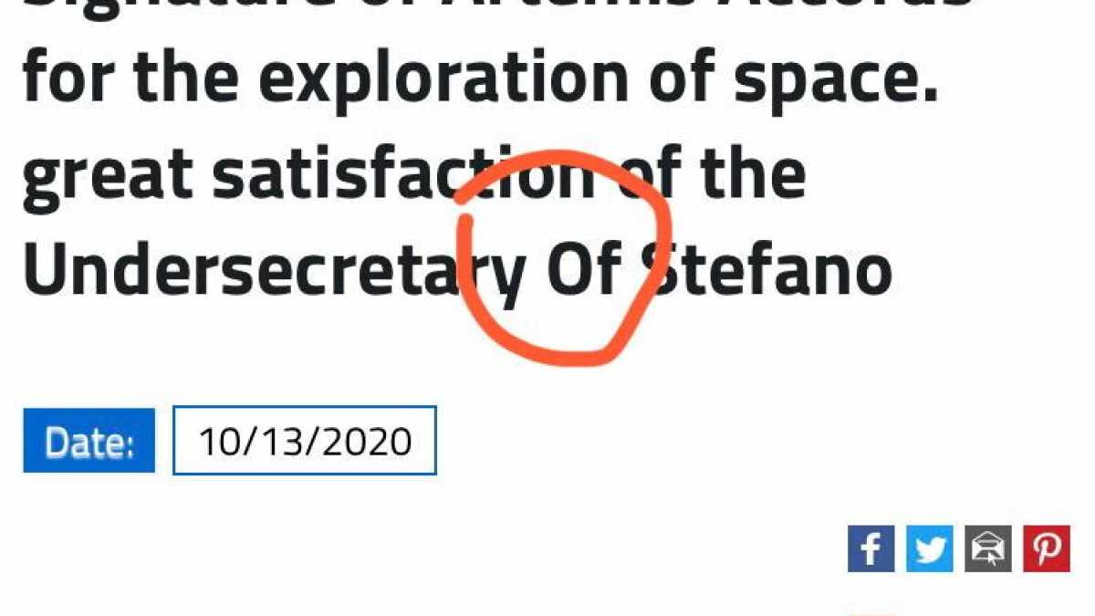 Immagine di La Farnesina inciampa in Google Translate. E il vice di Di Maio diventa "Of" Stefano
