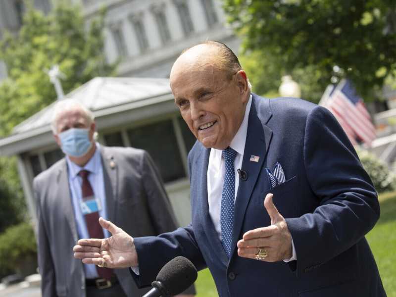 <span style="font-family: Arial, Verdana, sans-serif; font-size: 12px;">&nbsp;Rudy Giuliani, ex avvocato e consigliere di Trump (Ansa)</span>