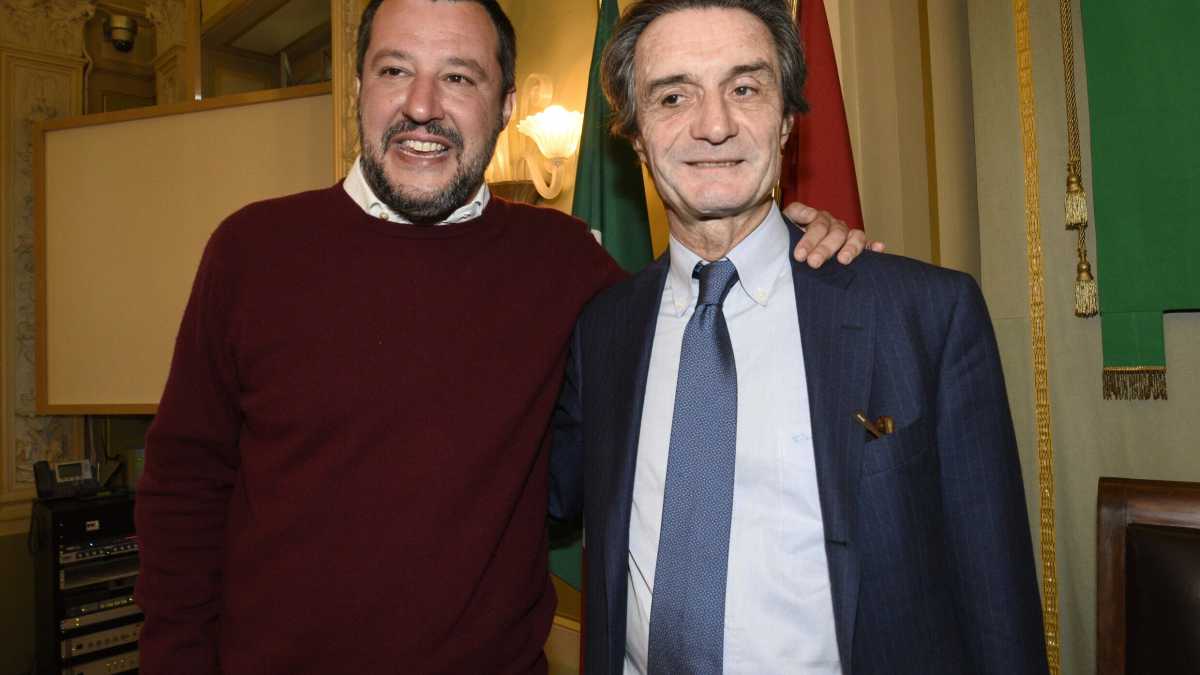 Immagine di Salvini sbanda sul coprifuoco. La paura di Fontana manda in tilt la Lega