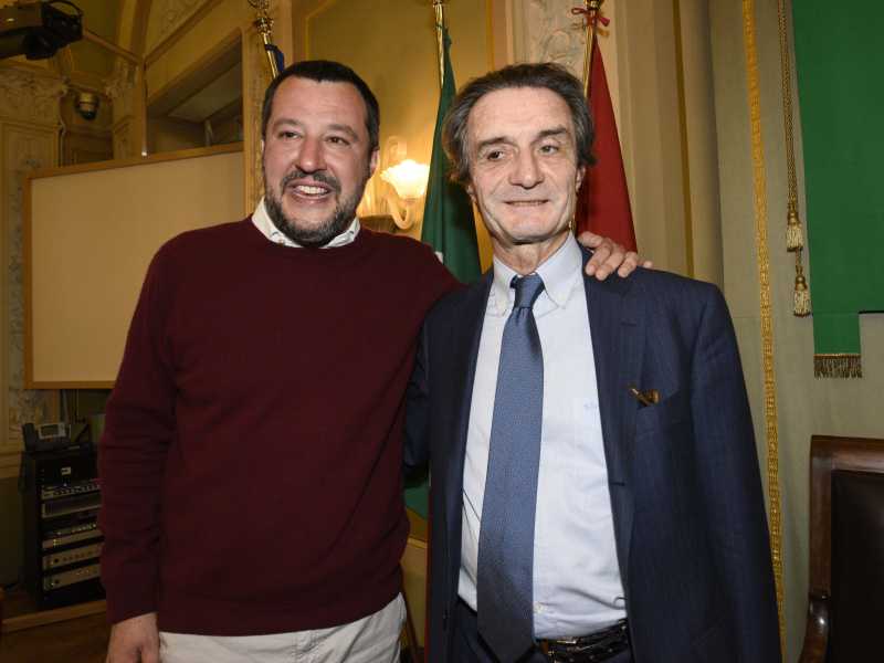 Salvini sbanda sul coprifuoco. La paura di Fontana manda in tilt la Lega