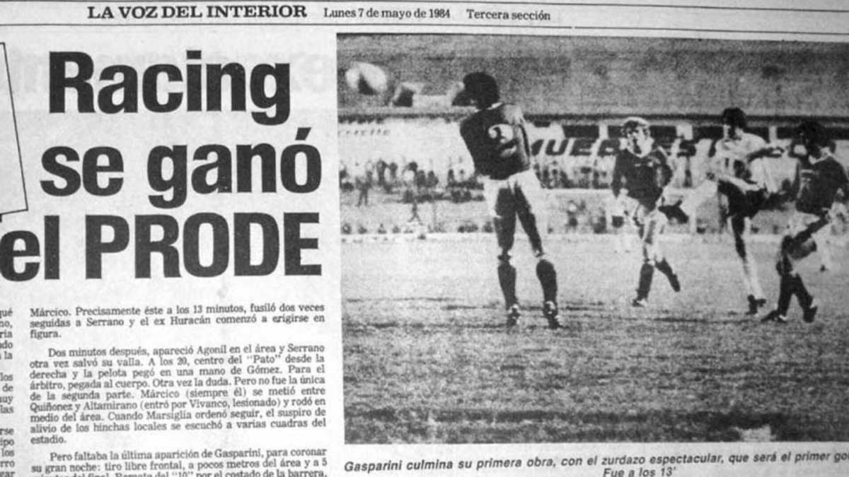 Immagine di Quando il Racing vinse al Totocalcio