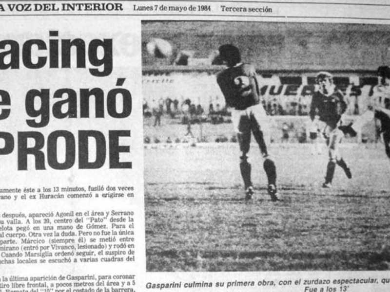 Quando il Racing vinse al Totocalcio