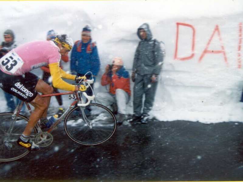 Quando il Gavia sconvolse il Giro d'Italia di Chioccioli