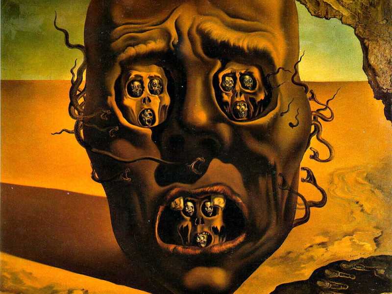 Il volto della guerra, Salvador Dalì (1940) 