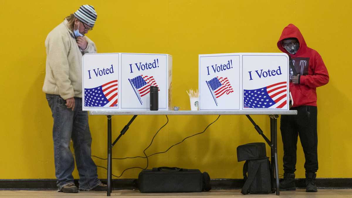 Immagine di Trump o Biden? L'America al voto. Infografiche delle elezioni 2020