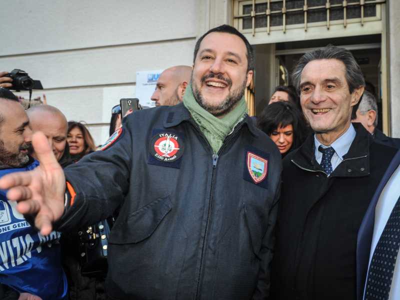 Così Salvini usa la guerra sul lockdown per puntellare Fontana