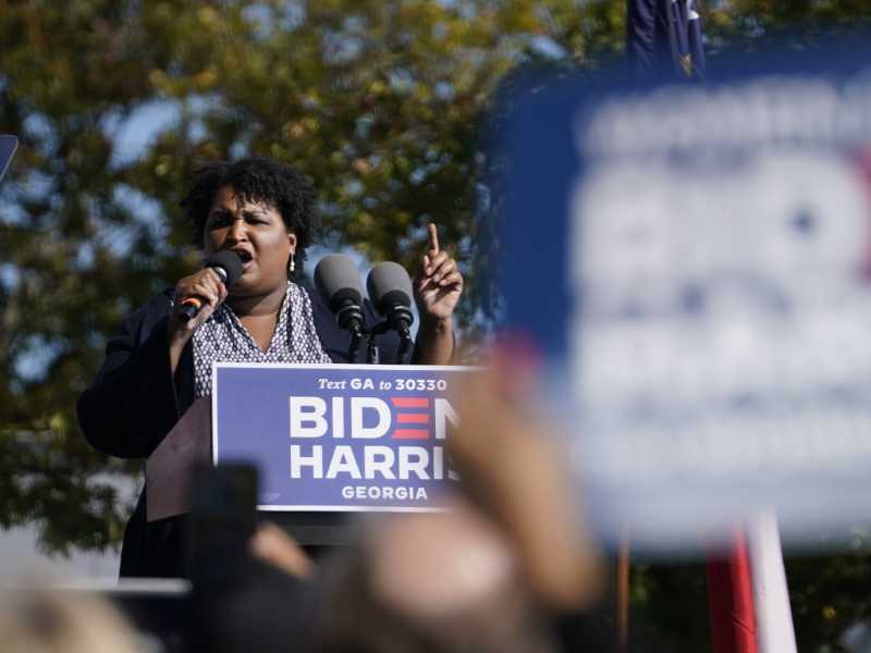 Stacey Abrams (foto LaPresse) <br />